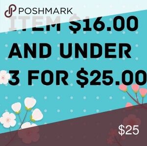 Mix And Match 3 Items For $25